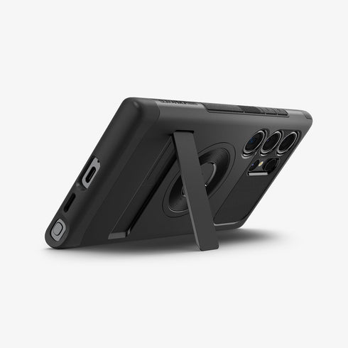 ACS07188 - Galaxy S24 Ultra Case Slim Armor (MagFit) in Metal Slate showing the back